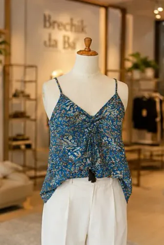 Blusa em seda indiana