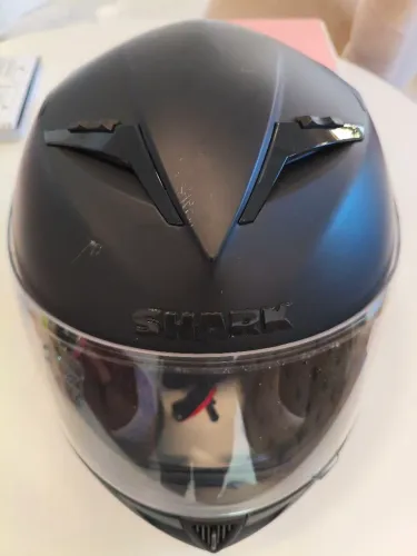 Capacete Shark Preto Fosco Original Muito Novo