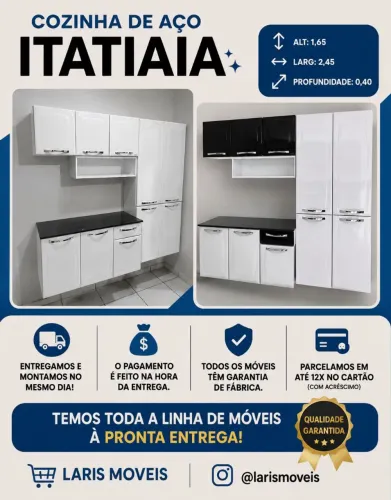 ? Cozinha de Aço Itatiaia- NOVO!