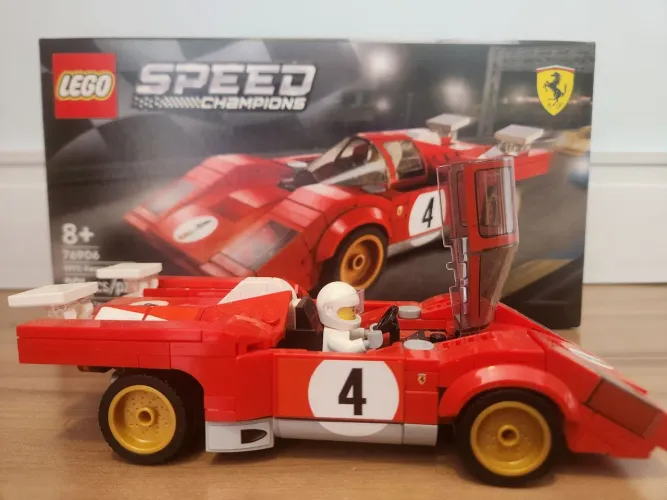 Lego Speed Champions 76906 Ferrari 512m 1970 Quantidade De Peças 291