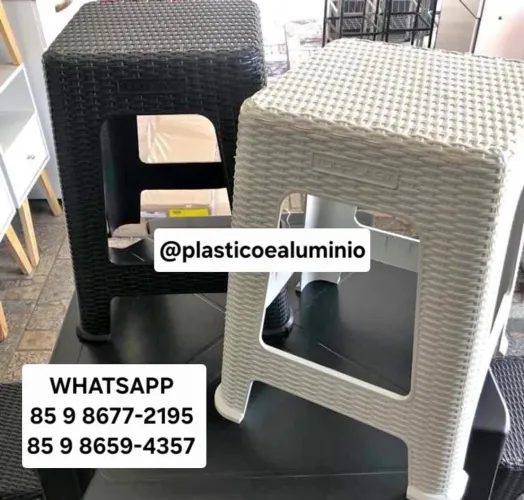 Banqueta banco de plástico 