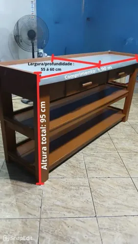 Bancada reforçada multiuso - fabricamos sob encomenda