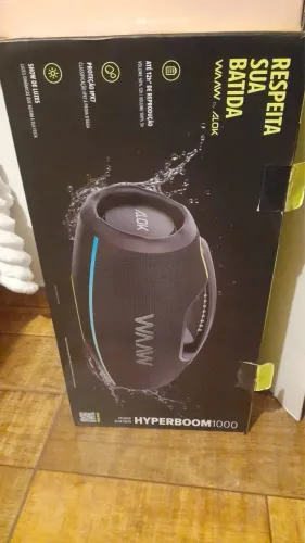 Caixa de Som Bluetooth WAAW by Alok HYPERBOOM 1000 - / Com Caixa