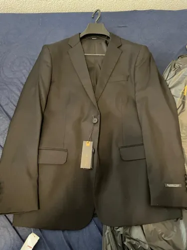 Terno Social Preto Masculino Slim - Elegante