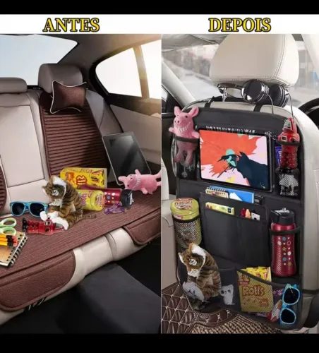 Organizador para banco de carro