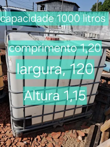 Vendo caixa de água mil litros usadas 350 reais
