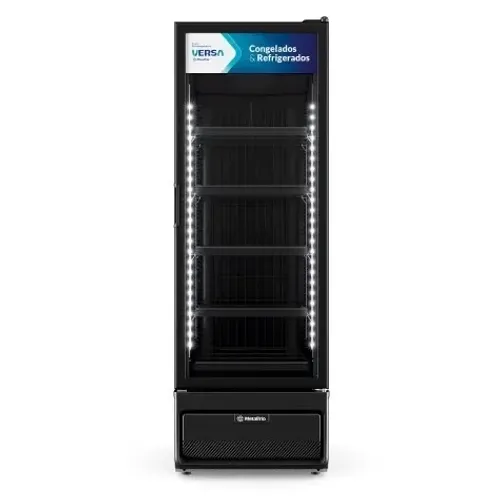 Freezer vertical porta de vidro ar forçado 581 litros novo