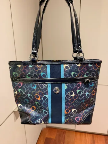 Bolsa Tote Coach Colorida