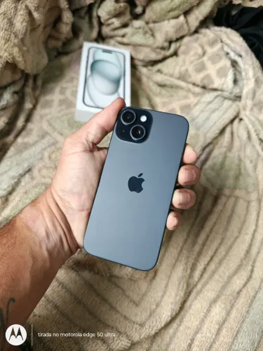 iPhone 15 128gb chip físico bateria 100% vendas e trocas nota fiscal na garantia