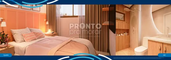 Flat com 1 quarto em Peroba