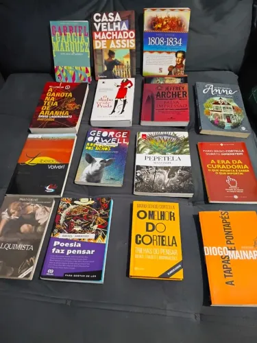Lote de 15 livros de literatura