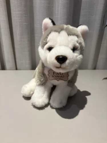 Husky de pelúcia FAO Schwartz