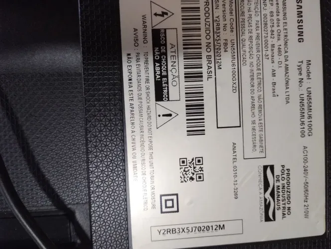 Smartv Samsung 55 DEFEITO 