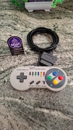 CONTROLE SUPER NINTENDO E SUPER FAMICOM - SUPER HORI COMMANDER ORIGINAL