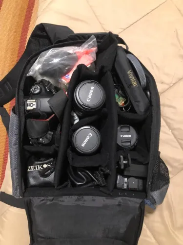 Canon Eos 60d +3 Lentes (18-135; 55-250, 50) + Mts Acessórios