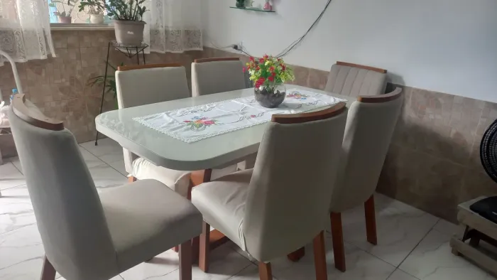 6 unidade cadeiras estofadas
