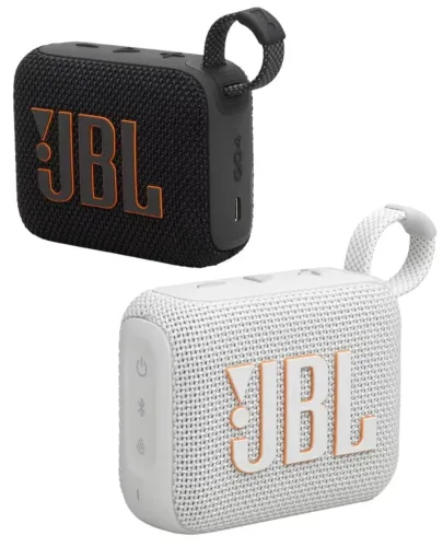 (Lacrada) Caixa de Som JBL GO 4 Bluetooth Portátil 4.2W RMS Até 7h - Branca ou Preta