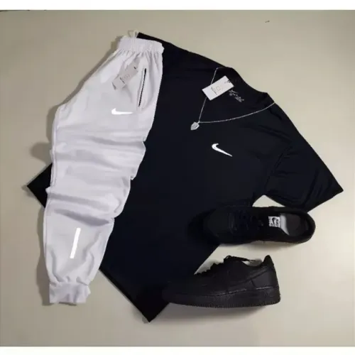 Kit calça + camiseta + tênis
