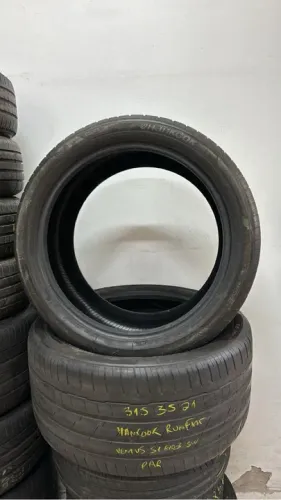Kit 02 Pneu 315/35 R21 Hankook Run Flat , semi novo x5, X6