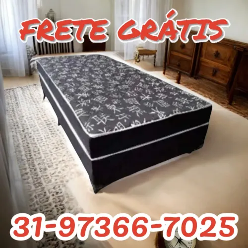 CAMA SOLTEIRO MOLAS / SUPER CONFORTÁVEL / DIRETO DA FÁBRICA 