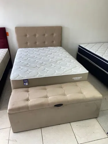 Cama Box + Recamier Entrego hoje