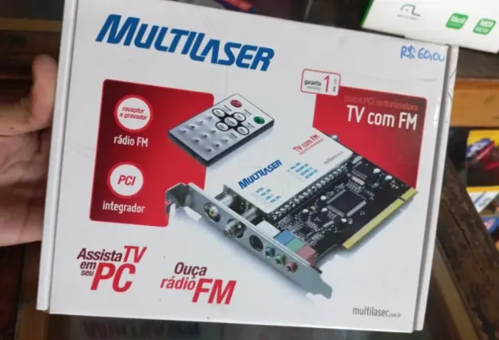 Placa pci Sintonizadora TV com FM