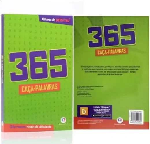 365 Caça-Palavras Com milhares de palavras! E diferentes níveis de dificuldade. 