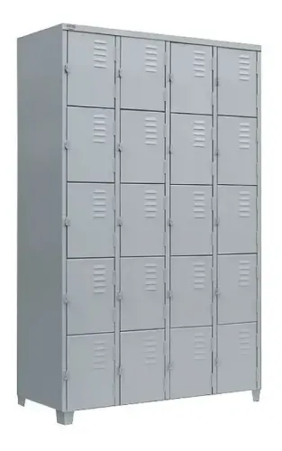 Armário Roupeiro de Aço Locker 20 Portas 