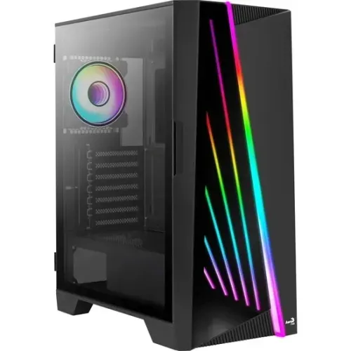 Gabinete Gamer Aerocool Mirage Com Led Rgb Frontal Infinito *Com 1 Fan - WZetta