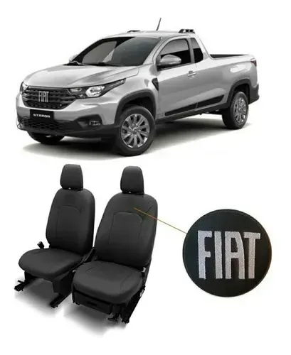 Capa Banco Couro Fiat Strada Endurance Volcano Freedom 2021