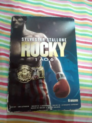 Box dvds Rocky Stallone