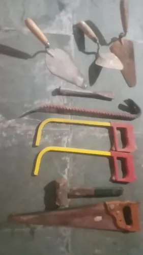 Conjunto de ferramentas para construção