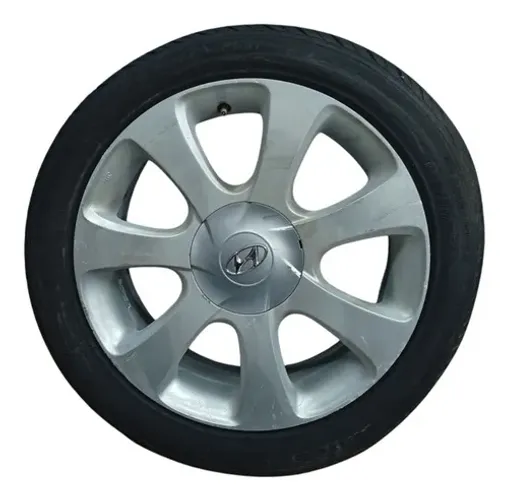 Roda Aro 17 Hyundai Elantra 2012 a 2016 com Pneu 215/50