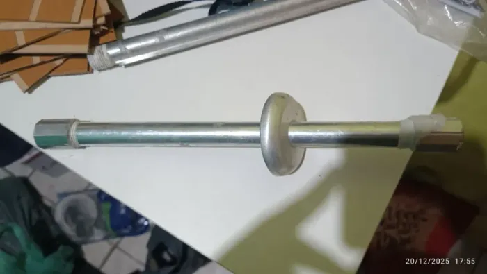 Tubo chuveiro alumínio