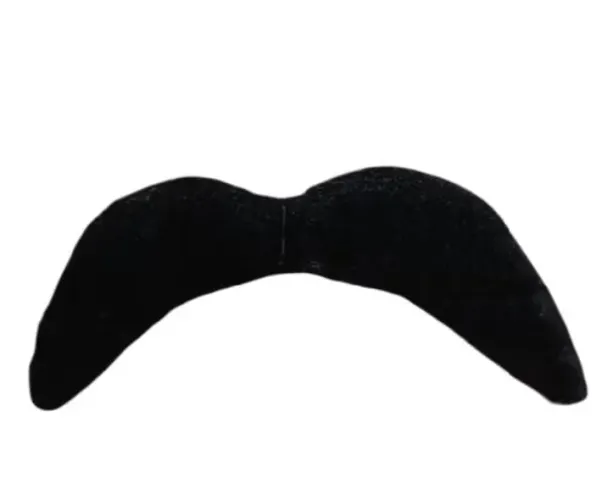 Bigode falso com dupla face para festas , disfarces e eventos 