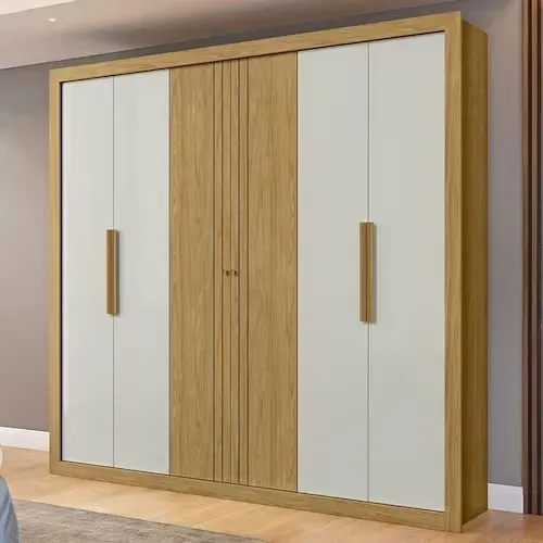Guarda Roupa 100% MDF 6 Portas 3 Gavetas (FAZEMOS ENTREGAS DF E ENTORNO)