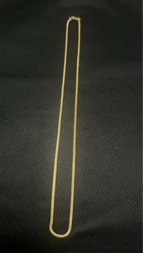 Correntes em ouro 18k 40 e 45cm