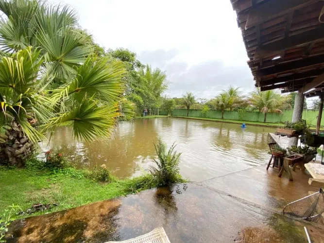 Vendo chácara com represa, piscina e córrego em Nerópolis 2 km da cidade