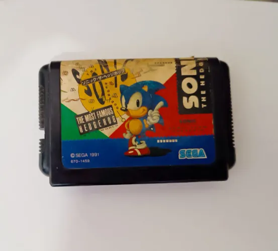 Sonic Mega Drive - só o cartucho japonês  original 