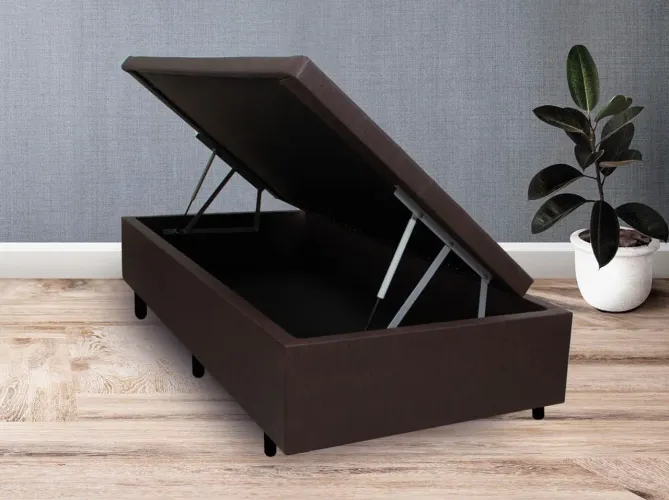 Cama baú solteiro 