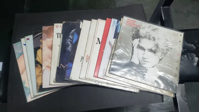 Coleção de 15 Discos de Vinil Madonna