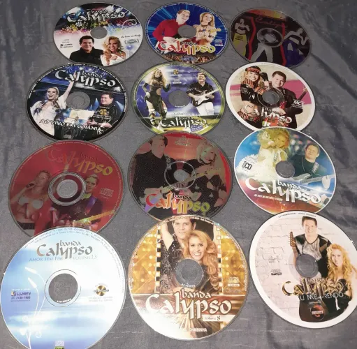 Coleção 16 cds banda calypso