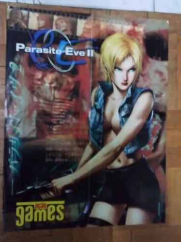 Poster jogo Parasite Eve 2 Ps1 anos 90