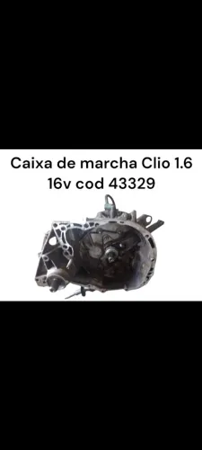 Caixa de marcha Clio 1.6 16v cod 43329