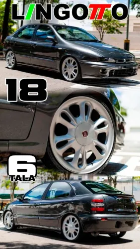 Rodas Fiat Uno 18" tala 6 marea 4x98 novas