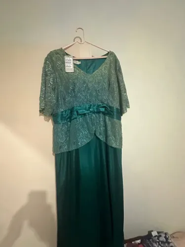 Vestido de Festa Longo Verde Elegante
