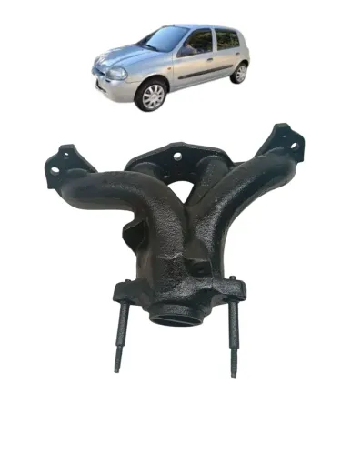 Coletor Escape Renault Clio 1.0 2001 2003 2004 2005 2006