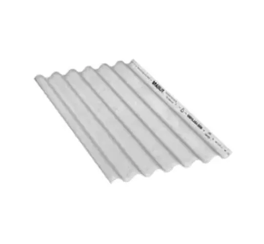 Telha Brasilit Ondulada De Fibrocimento 244x110cm 6mm Cinza