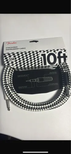 Cabo Instrumento P10 Fender Pro 10 Checkboard 3mts