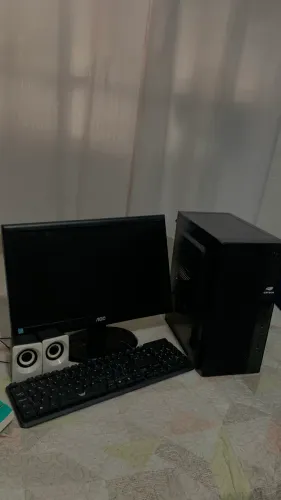      COMPUTADOR COMPLETO PRONTO PARA USAR Gabinete C3Tech + Monitor AOC + Acessórios 